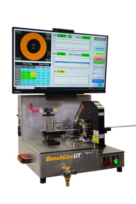 ultrasonic medical tube wall thickness measurement|ultrasonic micrometer.